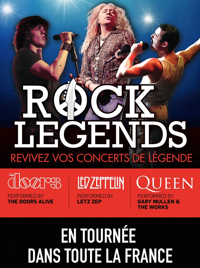 Rock Legends-The Doors Alive - Letz Zep - One Night Of Queen