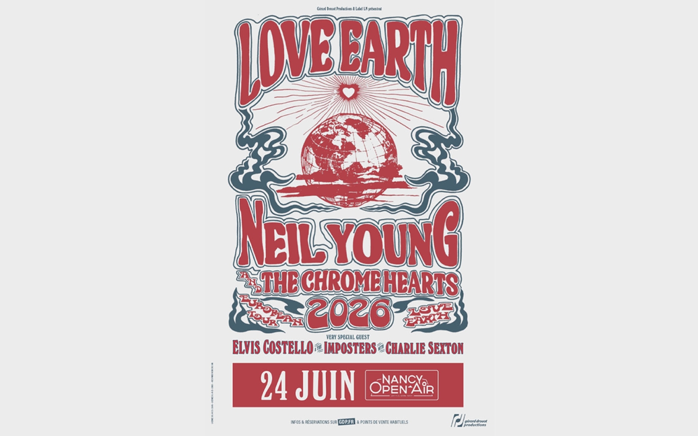 Neil Young & the Chrome Hearts - Love Earth Tour 2026