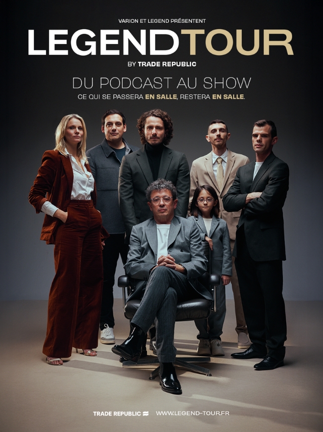 Legend Tour by Trade Republic-Du podcast au show