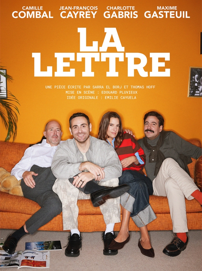 La Lettre-Avec Maxime Gasteuil, Camille Combal, Charlotte Gabris & Jean-François Cayrey