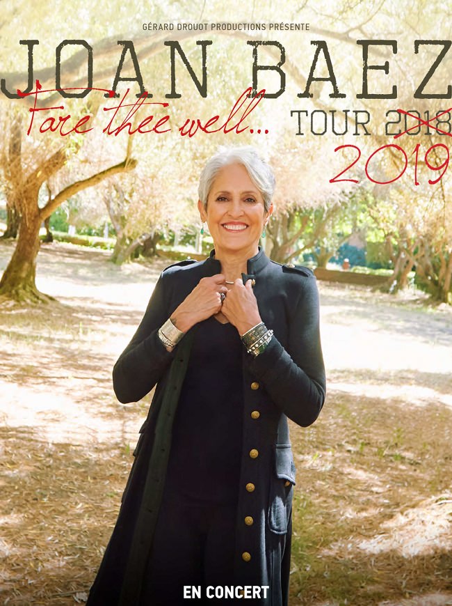 Joan Baez-Fare Thee Well Tour 2019