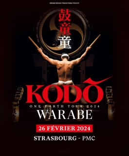 Kodo - One earth tour 2024 : Warabe - Strasbourg
