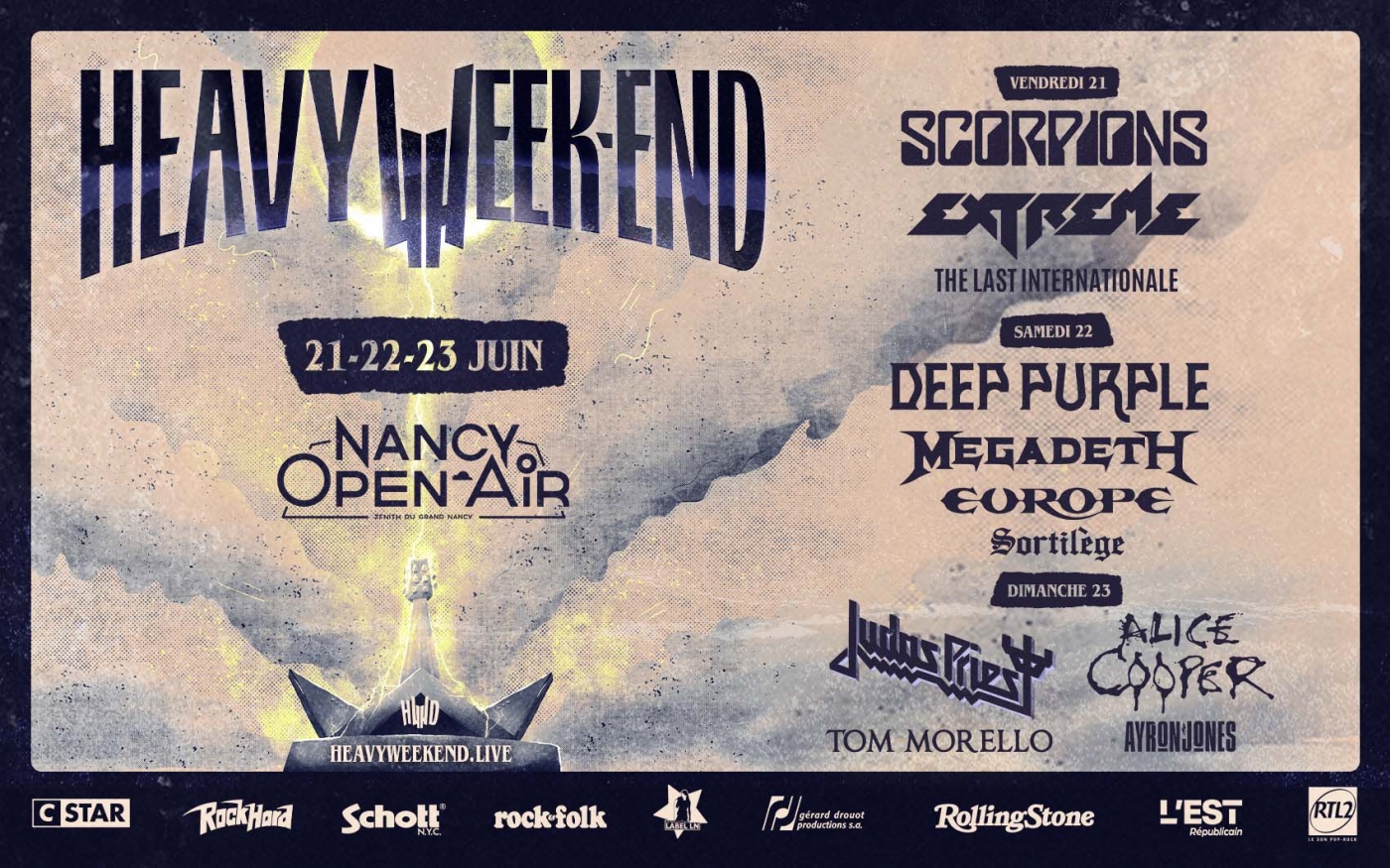Heavy Week-End - SCORPIONS + EXTREME + DEEP PURPLE + MEGADETH + JUDAS PRIEST + ALICE COOPER